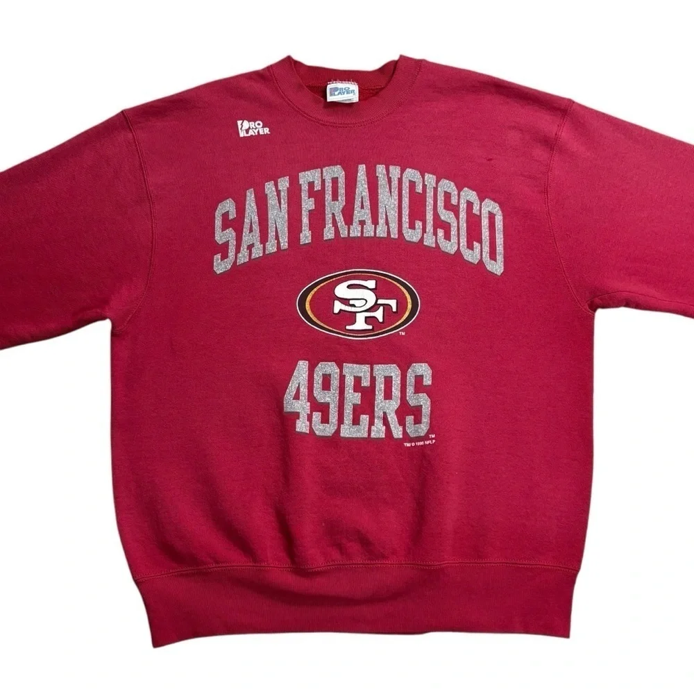 Vintage 1996 NFL San Francisco 49ers Pro Player Crewneck Sweatshirt